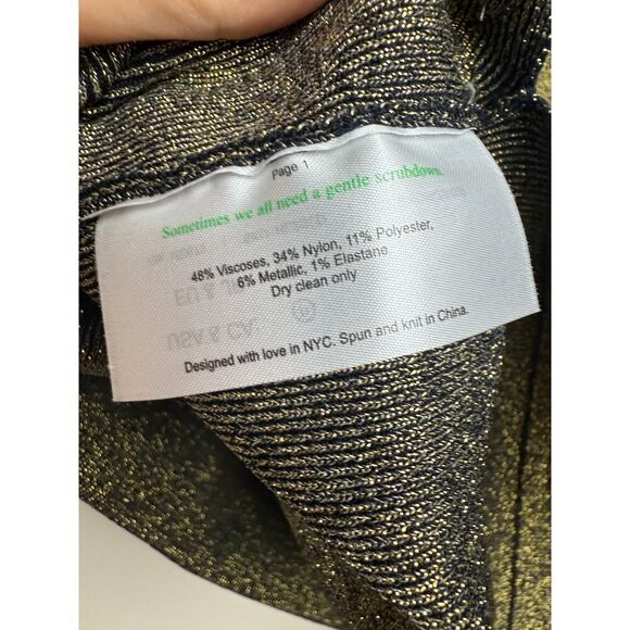 M.M. Lafleur The Harlem Skirt - Gold Knit NWT Sz. S - Picture 5 of 6